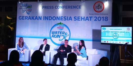 Kampanyekan Gerakan Indonesia Sehat, Le Mineral & IDI kembali adakan Water Run 2018