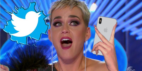 Twitter berantas akun palsu, Katy Perry kehilangan 2,8 juta follower