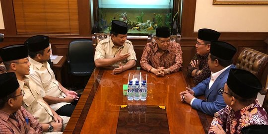 Bertemu Ketua PBNU, Prabowo konsultasi soal Cawapres