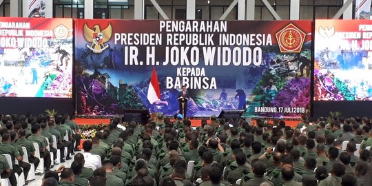 Di hadapan ribuan Babinsa, Jokowi amanatkan netralitas di Pilpres 2019