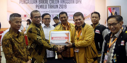 Hanura daftar bakal calon legislatif di KPU