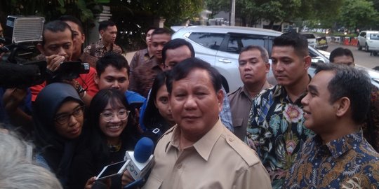 Bertemu Puan, Prabowo bahas hal ringan sampai setengah berat