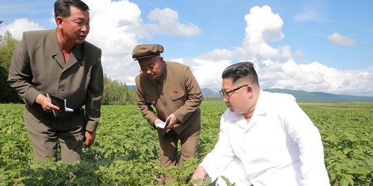 Kim Jong-un marah saat tinjau proyek pembangunan