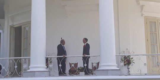 Jokowi terima kunjungan Presiden Federasi Serikat Mikronesia di Istana Bogor