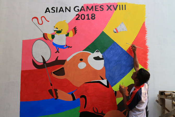 kampung asian games di cilacap selatan