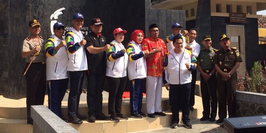 Puan Maharani resmi lepas api abadi Mrapen untuk Asian Games 2018