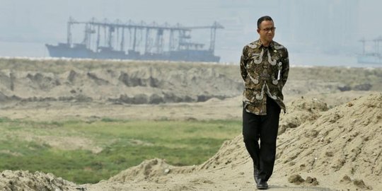 Anies ancam pecat bawahannya jika ada pembangunan di pulau reklamasi