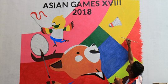 Sambut Asian Games 2018, mural hiasi kawasan Cilacap Selatan