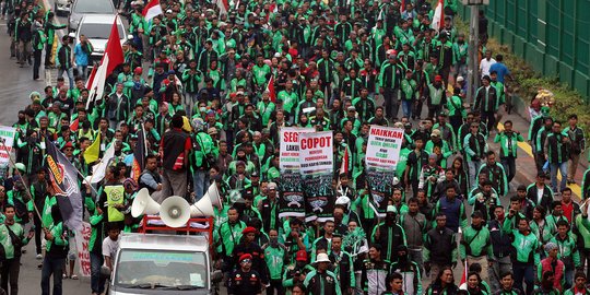 Tuntut perbaikan tarif, ojek online bakal demo saat Asian Games di GBK