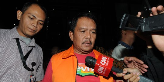 KPK resmi tahan Bupati Labuanbatu Pangonal Harahap