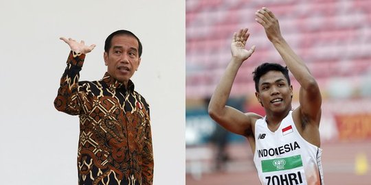 Jokowi: Orang besarnya itu bukan saya, tapi Zohri