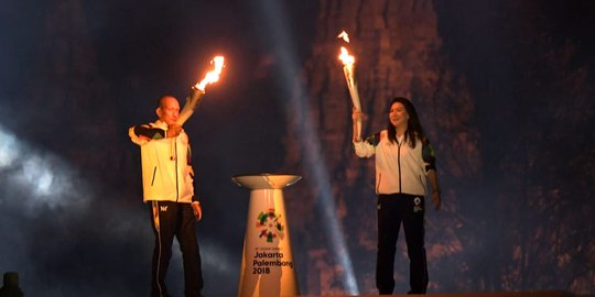 Wapres JK: Api obor simbol semangat bangsa Indonesia sukseskan Asian Games 2018