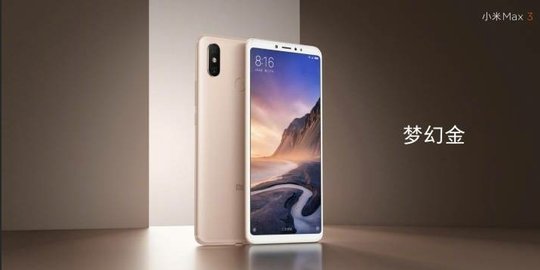 Xiaomi Mi Max 3 bawa baterai berkapasitas 5.500 mAh