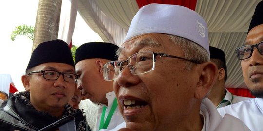 Disebut jadi kandidat cawapres Jokowi, begini jawaban santai Ma'ruf Amin