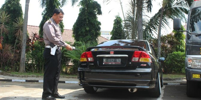Polres Malang Kota amankan lima mobil  peserta balap  liar  