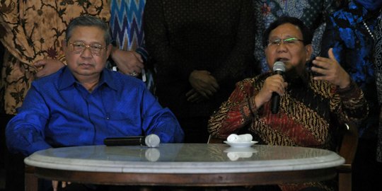 Sebelum pertemuan SBY-Prabowo, Demokrat-Gerindra kumpul bahas format koalisi