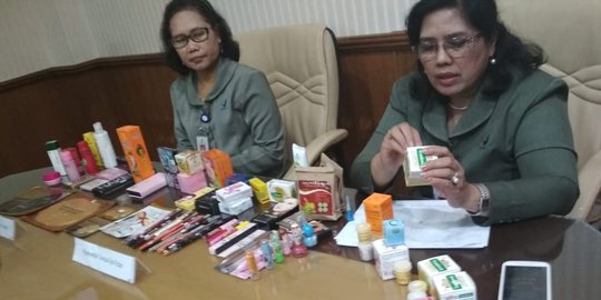 Ribuan kosmetik ilegal dan berbahaya disita dari 48 toko di Yogya