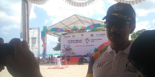 Obor Asian Games akan dibawa berselancar di Pantai Kuta