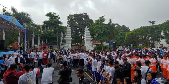 PT AP II ikut meriahkan Torch Relay Asian Games lewat funwalk