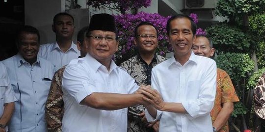 Survei Median: Semakin panas Jokowi vs Prabowo, elektabilitas PDIP-Gerindra melesat