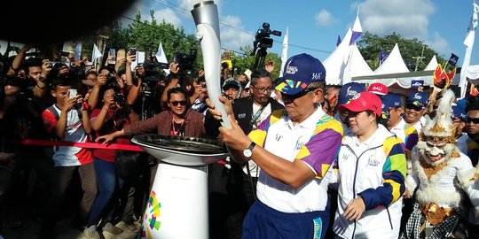 Obor Asian Games mampir di Bali, Pastika harap jadi motivasi berprestasi