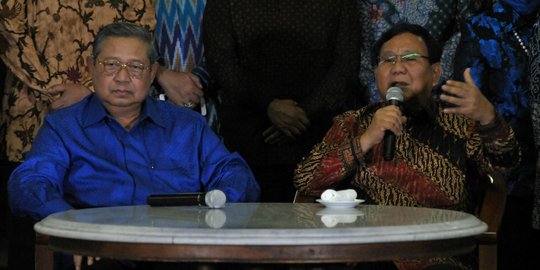 Prabowo dan SBY bertemu malam ini