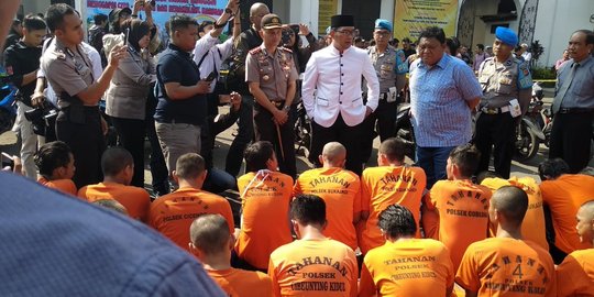 Operasi Libas Lodaya, polisi ringkus 60 Penjahat jalanan di Bandung