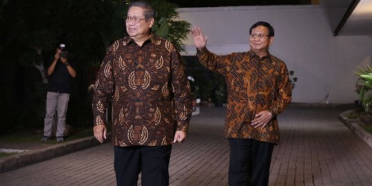 Bertemu dua jam, ini tiga hal yang dibahas SBY dan Prabowo