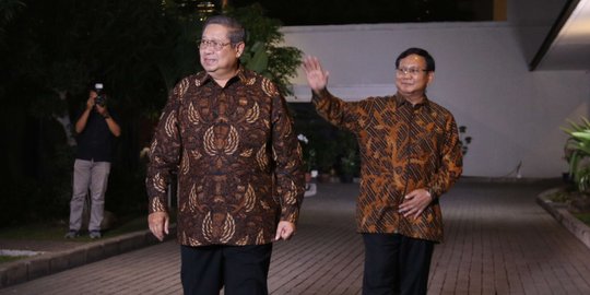 Prabowo dan SBY prihatin dengan kondisi bangsa saat ini