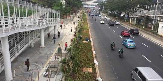 Halte bus terhalang rumput ramai dikritik, Sandiaga putar otak cari solusi