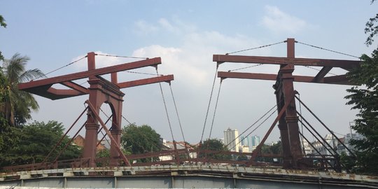 Jembatan Kota Intan, sisa peninggalan Belanda di Batavia