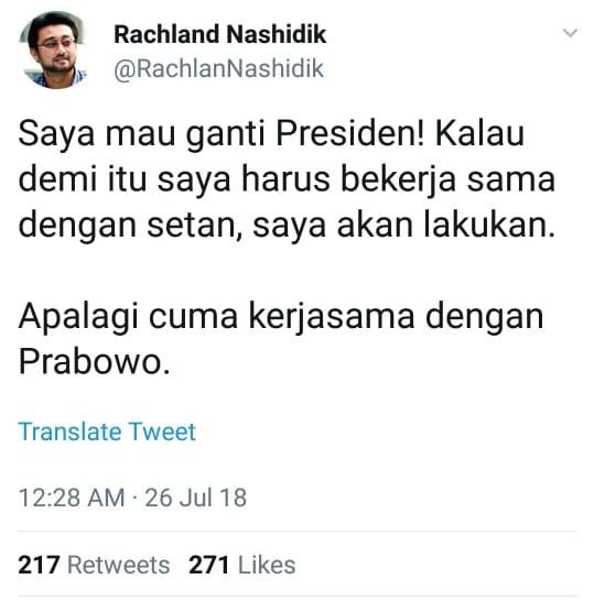 twitter ganti presiden