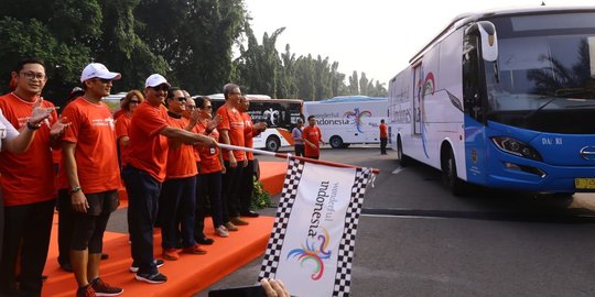 100 Bus Wonderful Indonesia siap wara-wiri saat Asian Games 2018