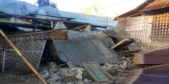 Korban gempa NTB bertambah, 14 meninggal dan 162 luka