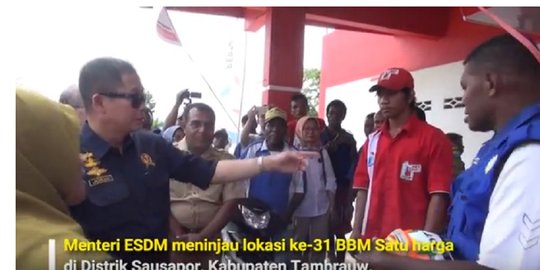 BBM satu harga di Kabupaten Tambrauw, Papua Barat