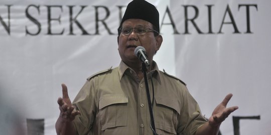 Prabowo: Negara kita sedang sakit!