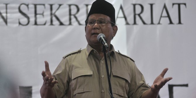 Prabowo: Negara kita sedang sakit!  merdeka.com