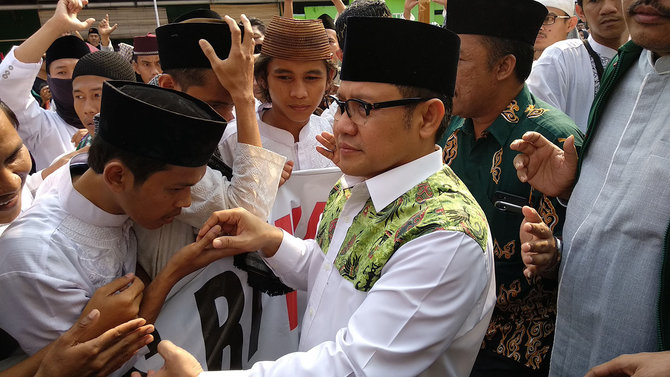 santri dukung cak imin jadi cawapres jokowi