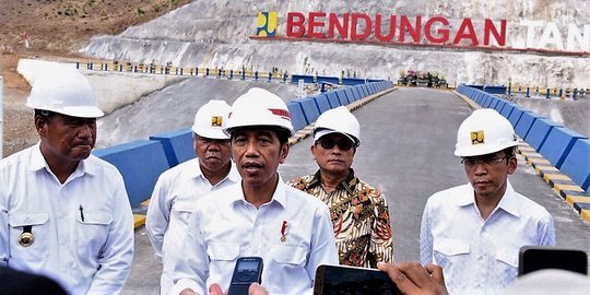 Presiden Jokowi resmikan Bendungan Tanju di NTB