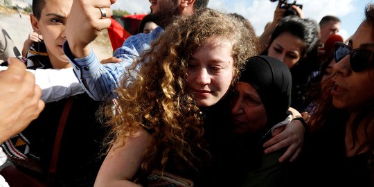 Ahed Tamimi ingin kuliah hukum usai bebas dari penjara Israel