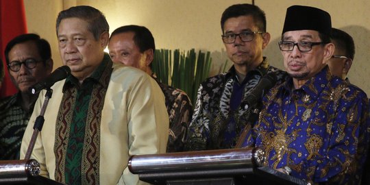 Usai pertemuan tertutup, SBY dan Salim Segaf Al-Jufri gelar jumpa pers