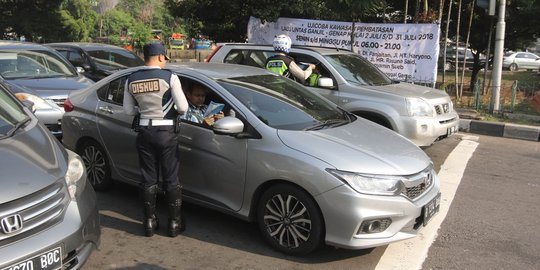 Besok, pengemudi langgar ganjil genap langsung ditilang