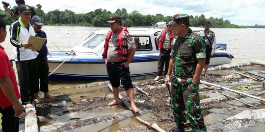 Kapal tradisional bawa kayu ilegal ditangkap Polair Riau