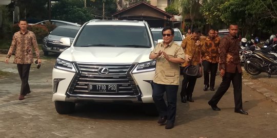 Prabowo akan bertemu elite PKS dan PAN malam ini