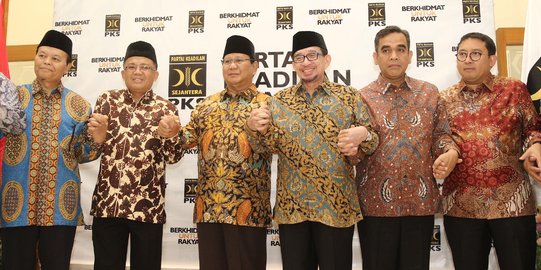 Satu per satu elite Gerindra dan PKS tiba di rumah konglomerat Maher Algadri