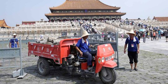 Melihat lebih dekat renovasi Kota Terlarang di Beijing