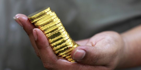 Awal bulan, harga emas Antam naik Rp 2.000 jadi Rp 651.000 per gram