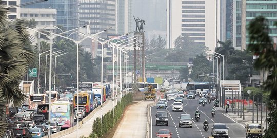 Begini penampakan Patung Selamat Datang usai JPO dibongkar