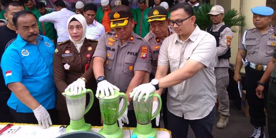 Polres Jakbar musnahkan narkoba senilai Rp 20 miliar, milik 11 tersangka