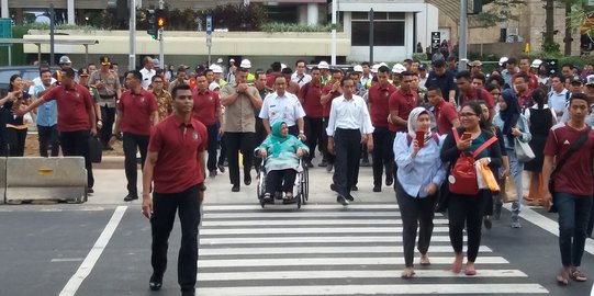 Ini alasan Anies ajak ibunda jajal pelican crossing